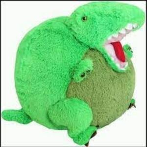 XL Trex Green Fuzzy Squishable